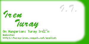 iren turay business card